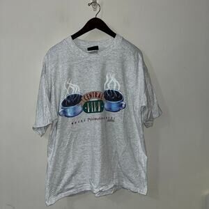 Vintage VTG FRIENDS Sitcom Central Perk Authentic Merch T-shirt 1996 (0723)